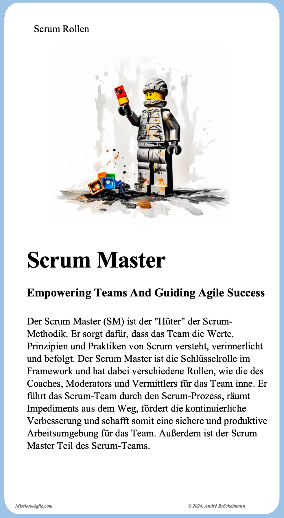 Scrum Kartendeck